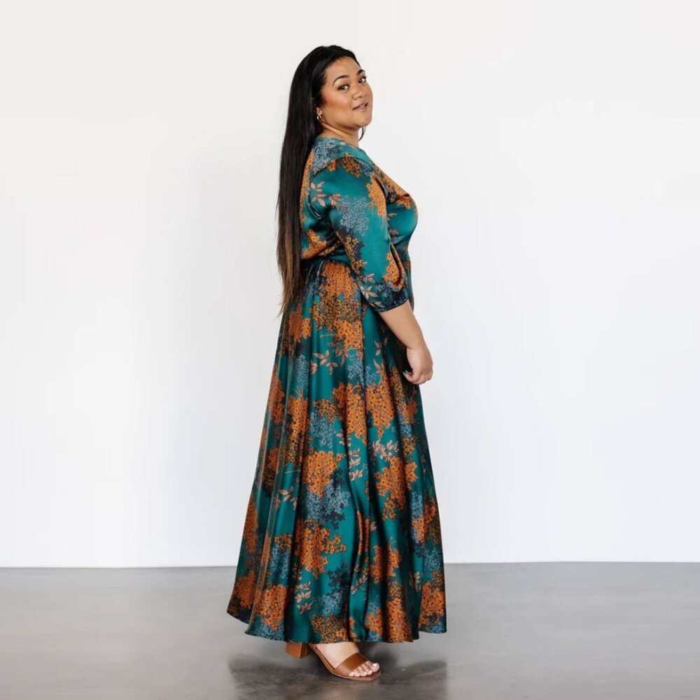 Satin Maxi Dress